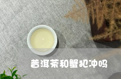 普洱茶和蟹犯冲吗/2023033149481