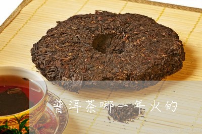 普洱茶哪一年火的/2023033074714