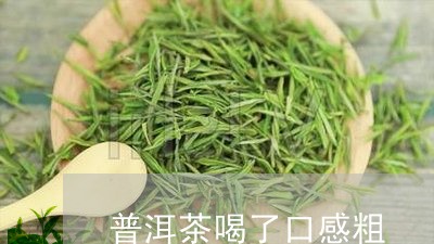 普洱茶喝了口感粗/2023041161704