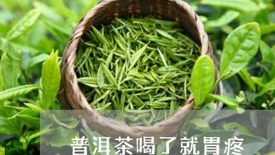 普洱茶喝了就胃疼/2023041385947