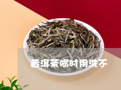 普洱茶喝时用洗不/2023033045961