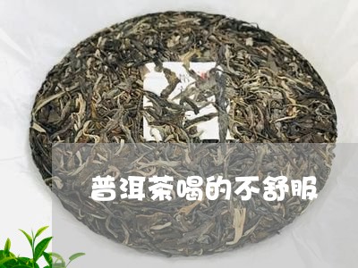 普洱茶喝的不舒服/2023040193825