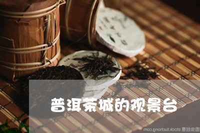 普洱茶城的观景台/2023041005269