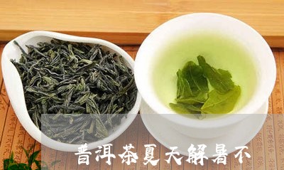 普洱茶夏天解暑不/2023041372148