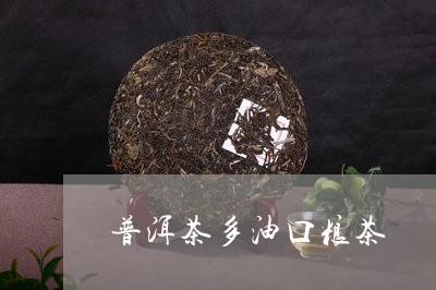 普洱茶多油口粮茶/2023031739481