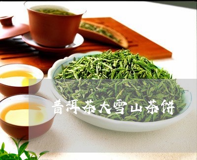 普洱茶大雪山茶饼/2023033159461