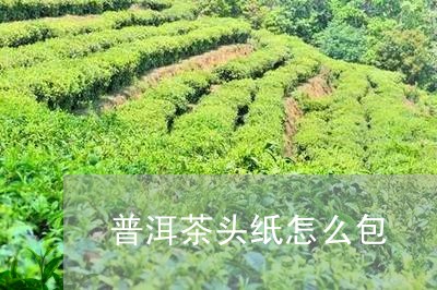 普洱茶头纸怎么包/2023041374959