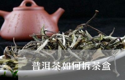 普洱茶如何拆茶盒/2023041111582