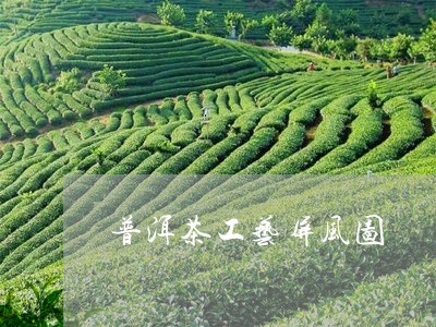 普洱茶工艺屏风图/2023031834369