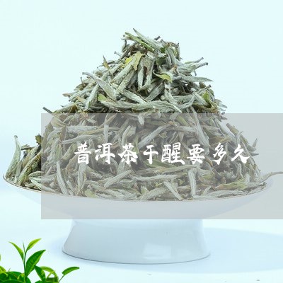 普洱茶干醒要多久/2023031669613