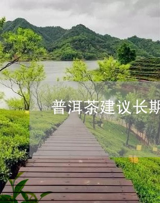 普洱茶建议长期喝/2023031860693