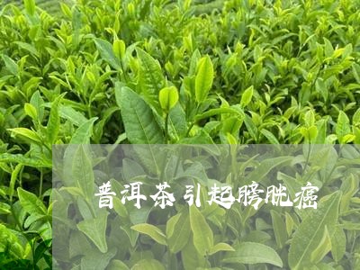 普洱茶引起膀胱癌/2023031614148