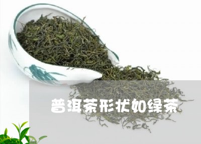 普洱茶形状如绿茶/2023041329603