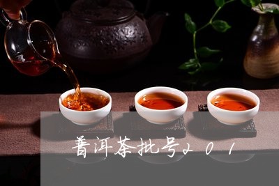 普洱茶批号201/2023041147060