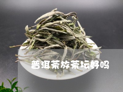 普洱茶放茶坛好吗/2023041173814