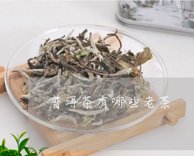 普洱茶有哪些老茶/2023031678382