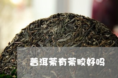 普洱茶有茶胶好吗/2023041188483