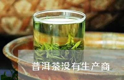 普洱茶没有生产商/2023033172715