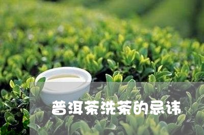 普洱茶洗茶的忌讳/2023031604048