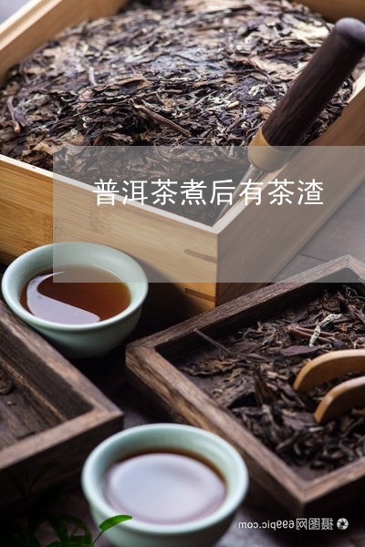 普洱茶煮后有茶渣/2023031694160