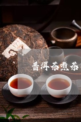 普洱茶煮茶有泡沫/2023041031703