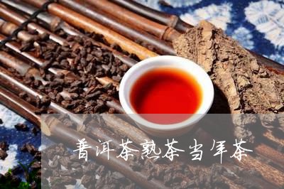 普洱茶熟茶当年茶/2023031752693