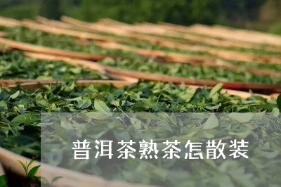 普洱茶熟茶怎散装/2023041128481