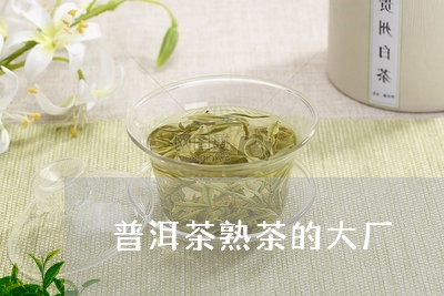 普洱茶熟茶的大厂/2023041182826