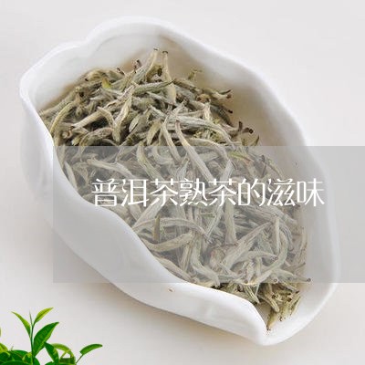 普洱茶熟茶的滋味/2023041119696