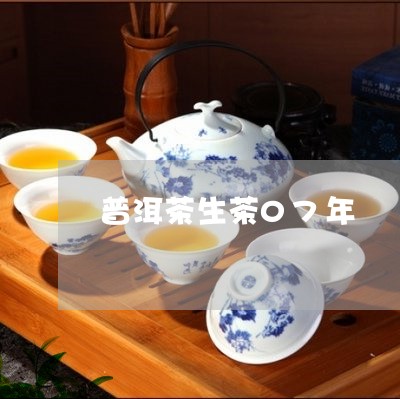 普洱茶生茶07年/2023041352049