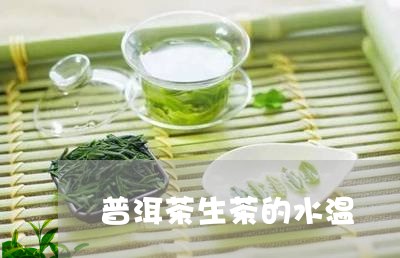 普洱茶生茶的水温/2023041180492