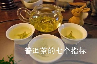 普洱茶的七个指标/2023033176158