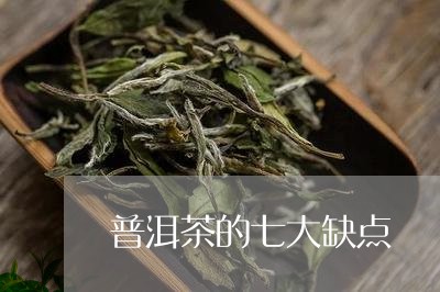 普洱茶的七大缺点/2023033105960