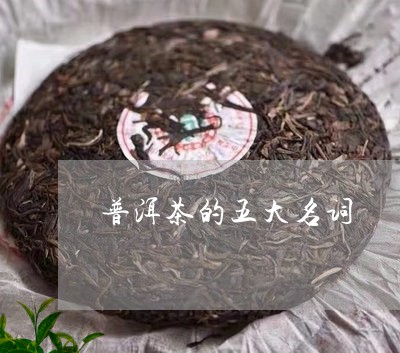 普洱茶的五大名词/2023033087148