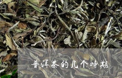 普洱茶的几个时期/2023041011594