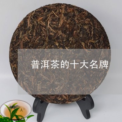 普洱茶的十大名牌/2023031844150