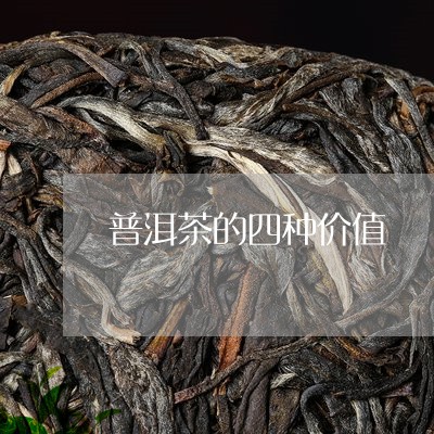 普洱茶的四种价值/2023041110726