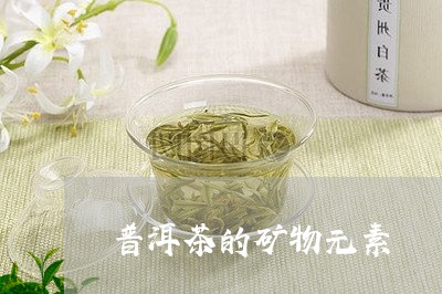 普洱茶的矿物元素/2023041077371