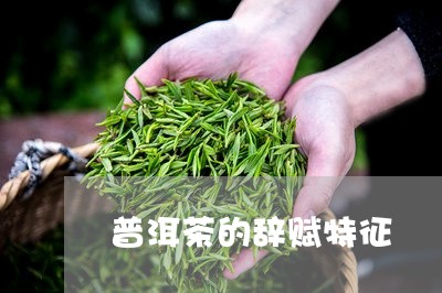 普洱茶的辞赋特征/2023031715969