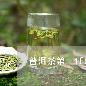 普洱茶第一任总裁/2023033073915