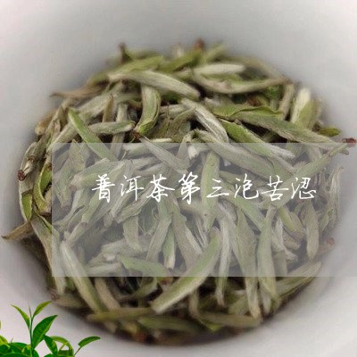 普洱茶第三泡苦涩/2023041310604