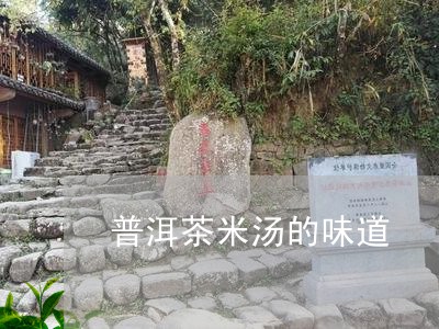 普洱茶米汤的味道/2023041057270