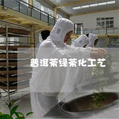 普洱茶绿茶化工艺/2023041083916