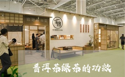 普洱茶绿茶的功效/2023041014827