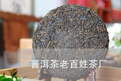 普洱茶老百姓茶厂/2023033151805