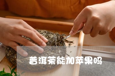 普洱茶能加苹果吗/2023031649489