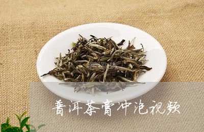 普洱茶膏冲泡视频/2023041062815