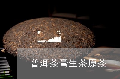 普洱茶膏生茶原茶/2023031548424