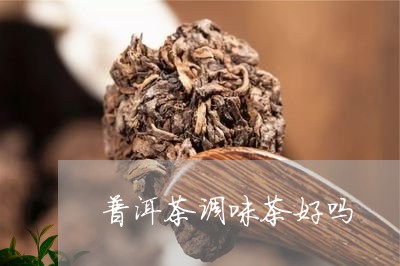 普洱茶调味茶好吗/2023041231627