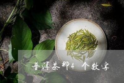 普洱茶那4个数字/2023033031614